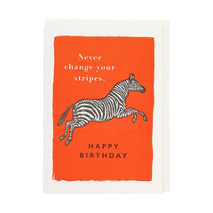 Archivist Čestitka Never Change Your Stripes